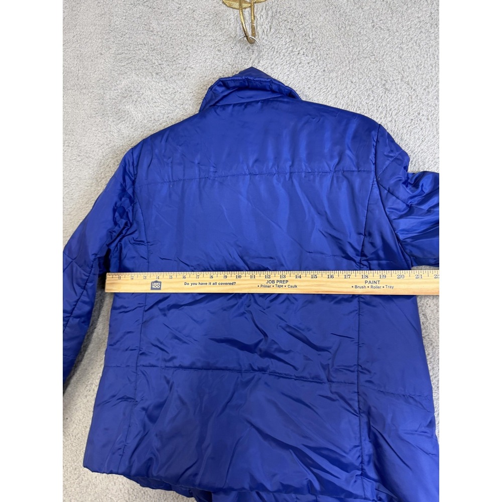 Simply Vera Vera Wang Jacket Womens Medium Blue Quilted Puffer Winter Coat - Picture 11 of 15